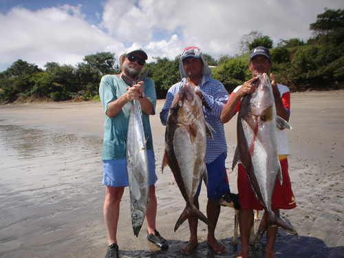 Wahoo and Amberjack catch in Panama.  Deep sea fishing in Panama.