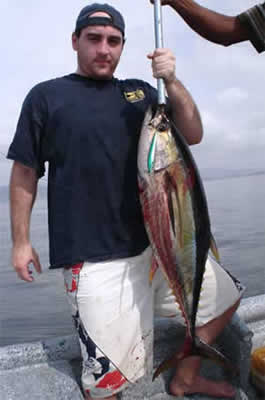 Brian Tuna Fishing In Panama.