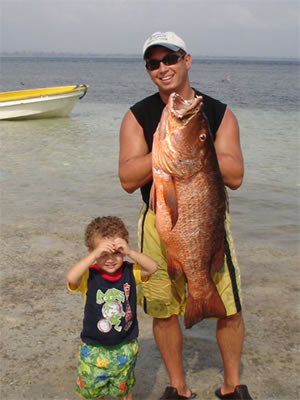 Red Snapper Fishing In Panama.