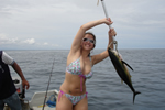 Eianna with yellow fin Tuna.Good work!.
